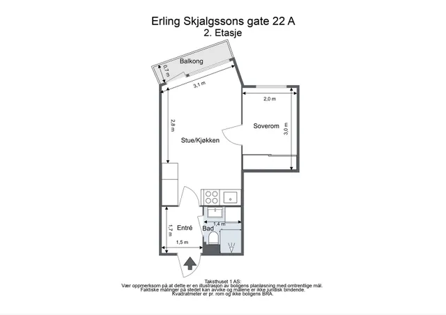 Erling Skjalgssons Gate 22A, 0267 Oslo - Bilde 1