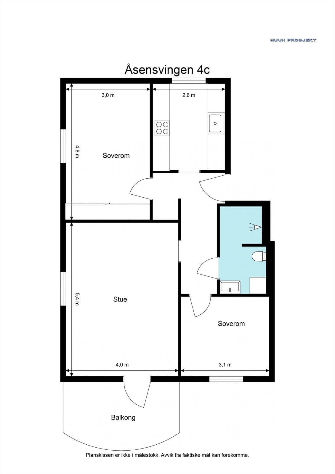 Åsensvingen 4C, 0488 Oslo - Bilde 2