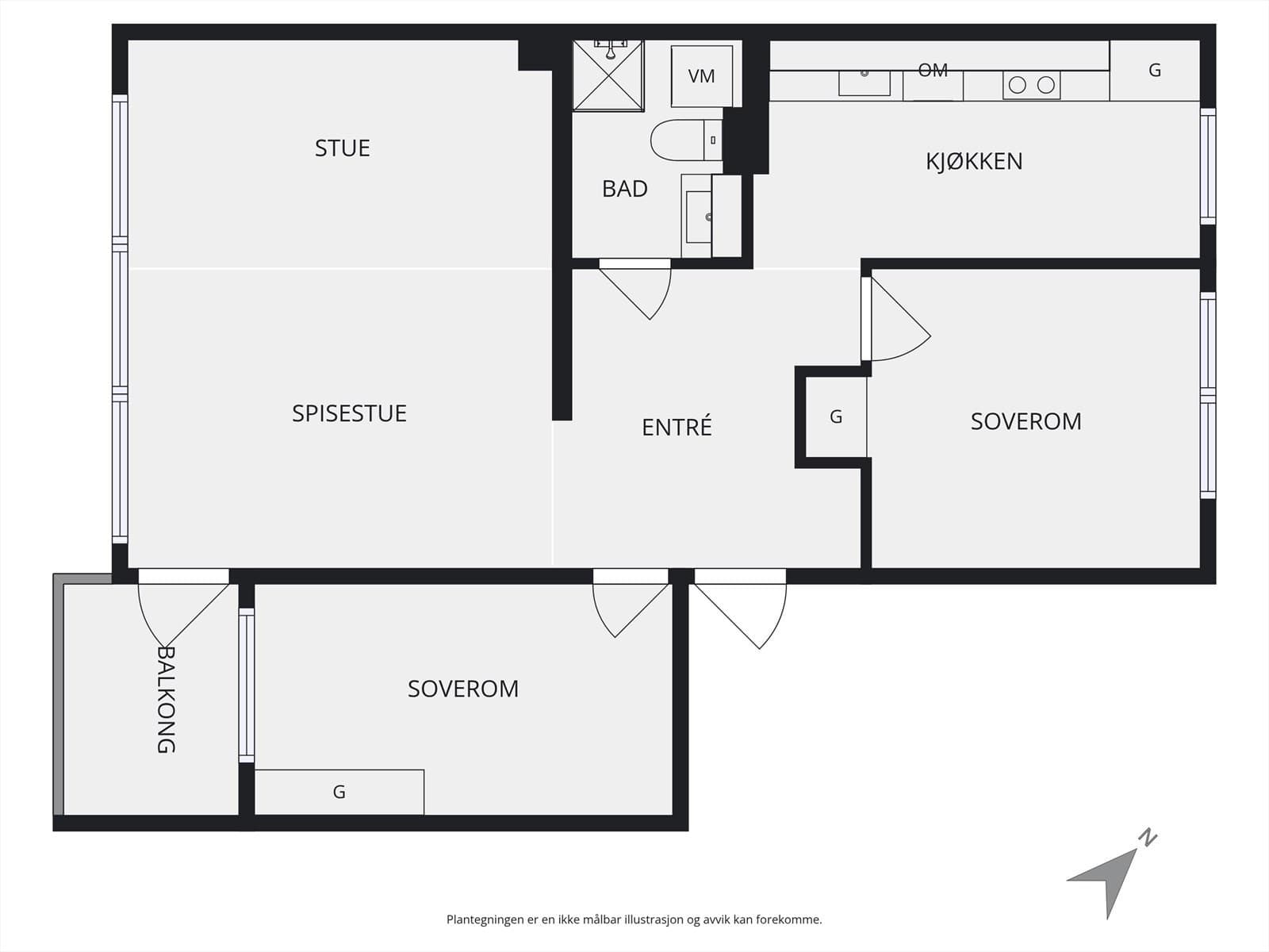 Kolstien 3F, 5097 Bergen - Bilde 2