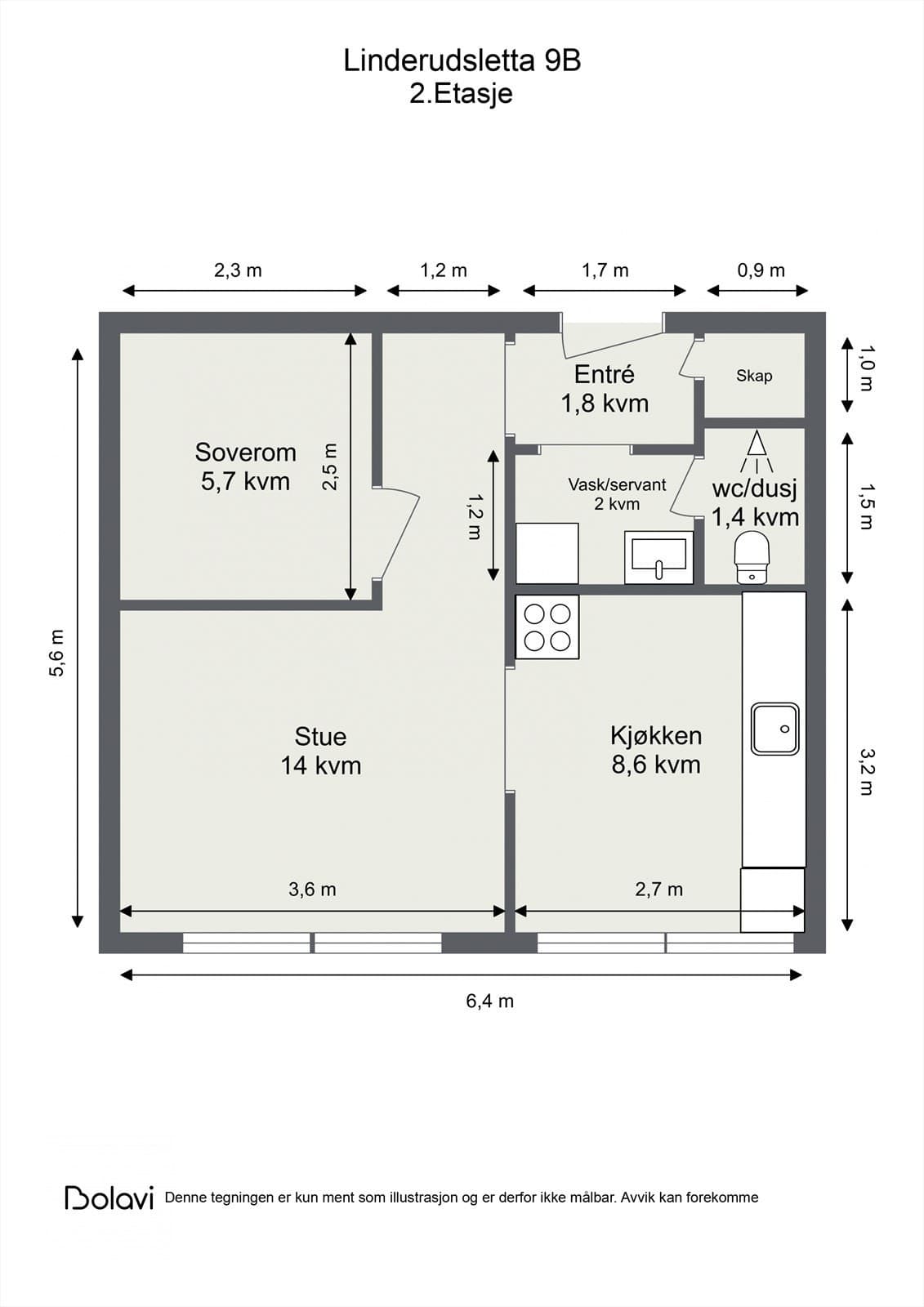 Linderudsletta 9B, 0597 Oslo - Bilde 2