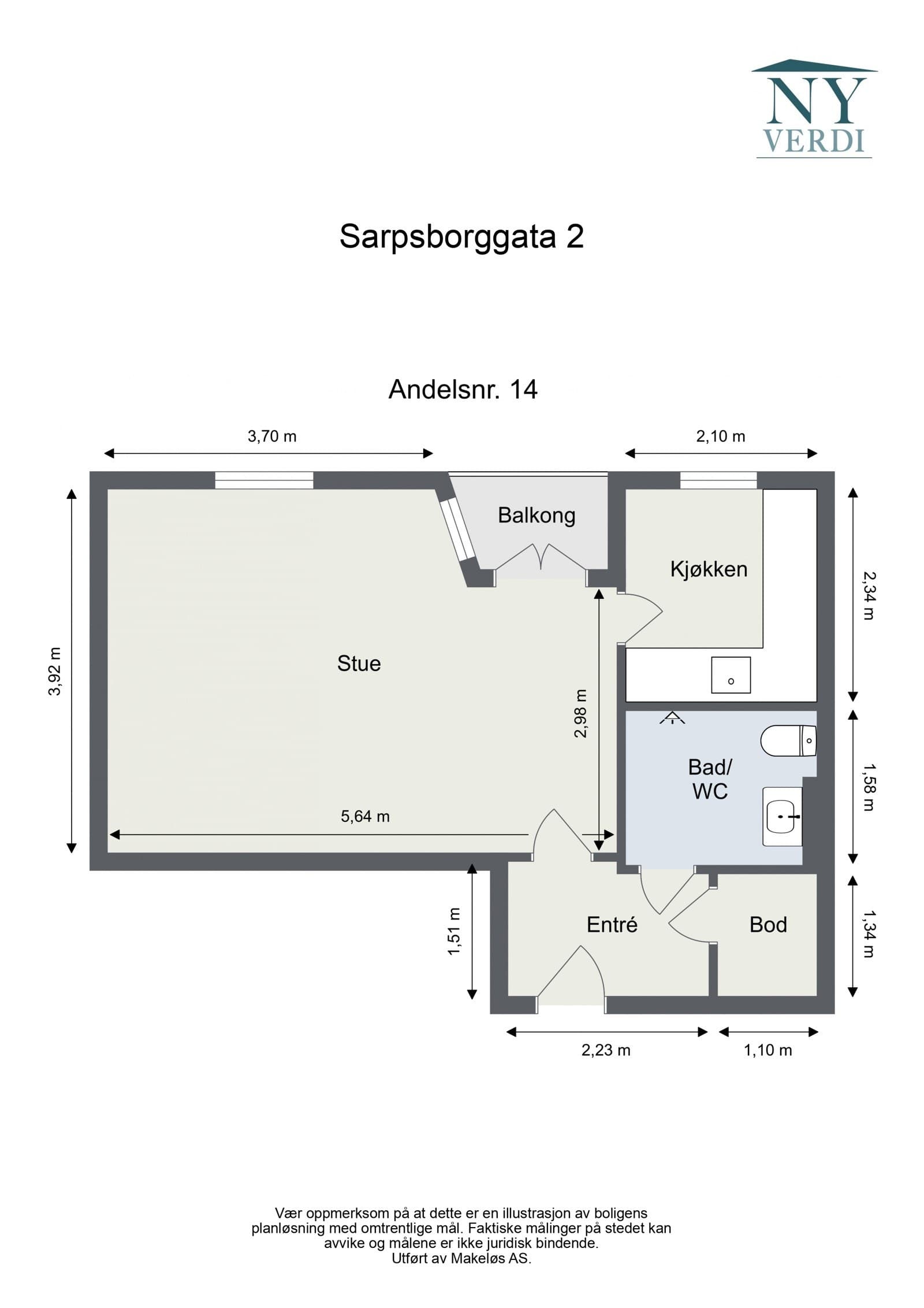Sarpsborggata 2, 0468 Oslo - Bilde 2