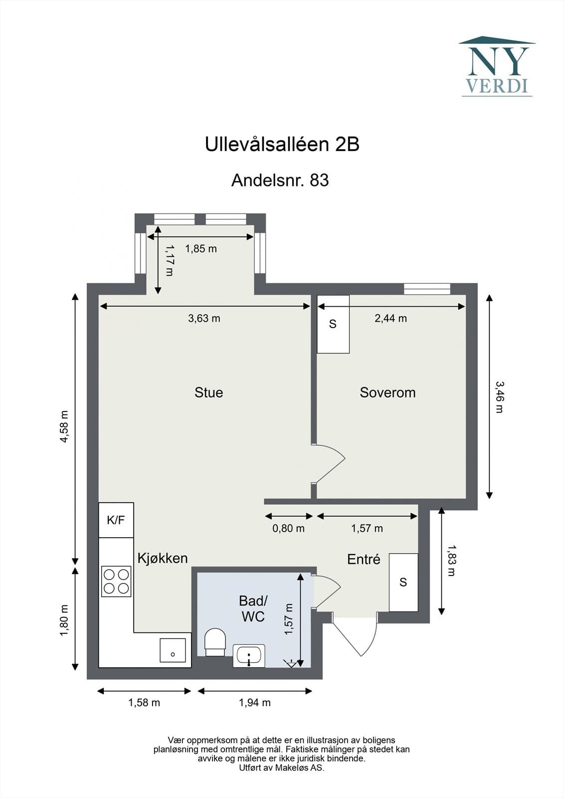 Ullevålsalléen 2B (l4022, A83), 0850 Oslo - Bilde 3