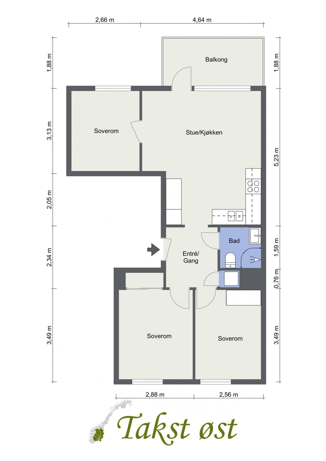 Ullevålsveien 109A, 0359 Oslo - Bilde 3