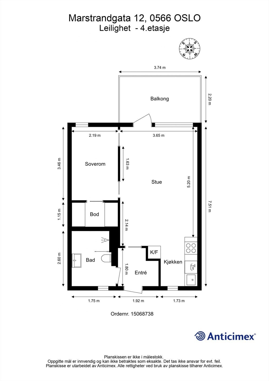 Marstrandgata 12, 0566 Oslo - Bilde 3