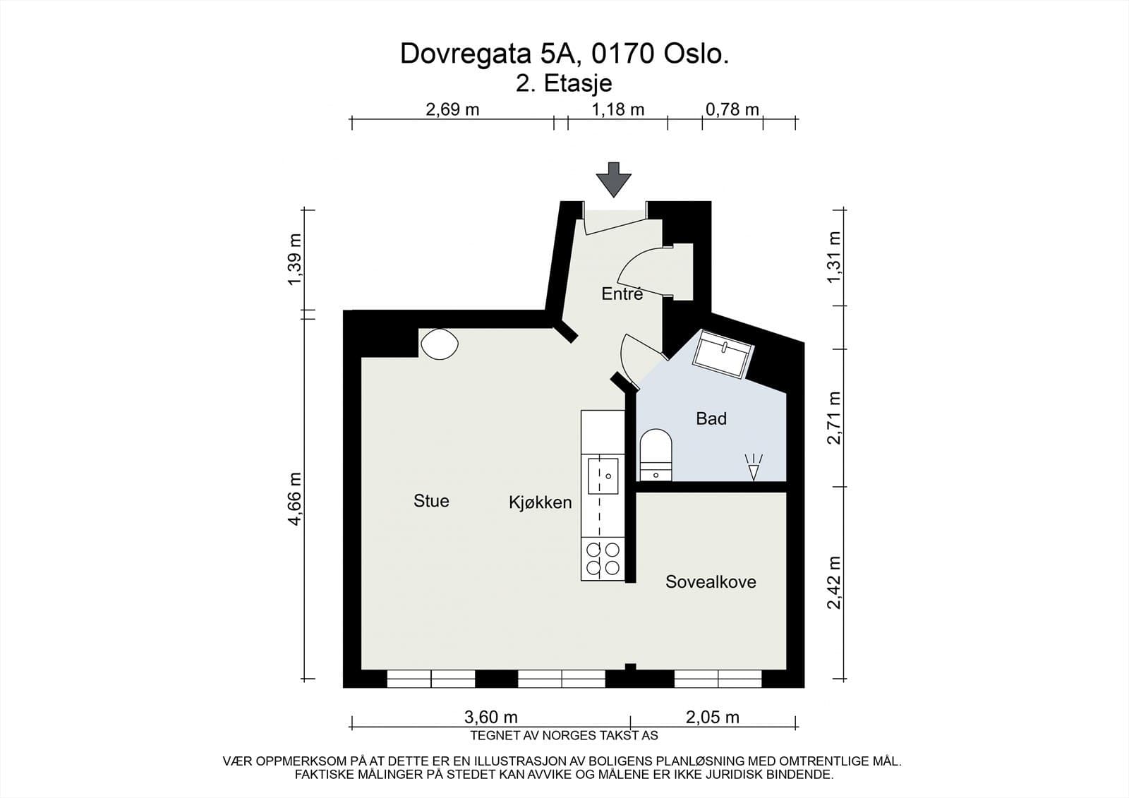 Dovregata 5A, 0170 Oslo - Bilde 2
