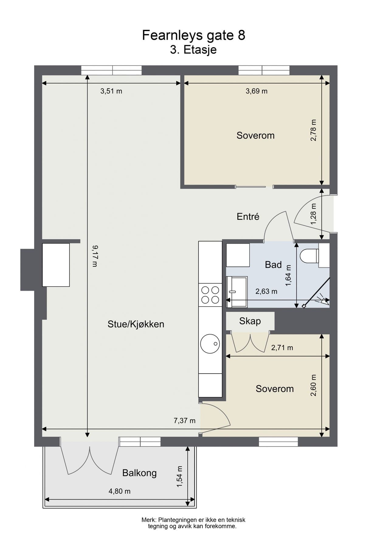 Fearnleys Gate 8, 0353 Oslo - Bilde 3