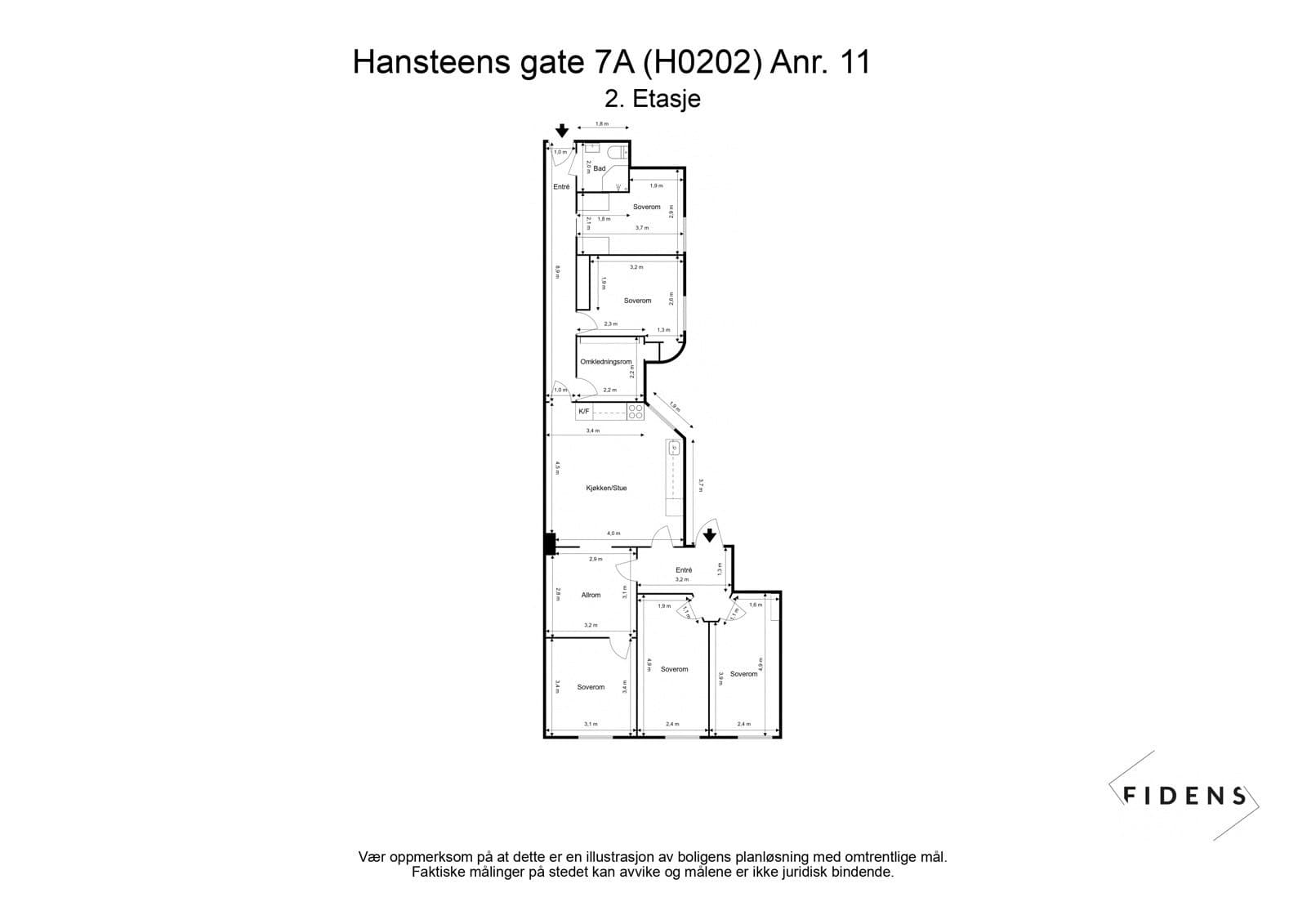 Hansteens Gate 7, 0253 Oslo - Bilde 3