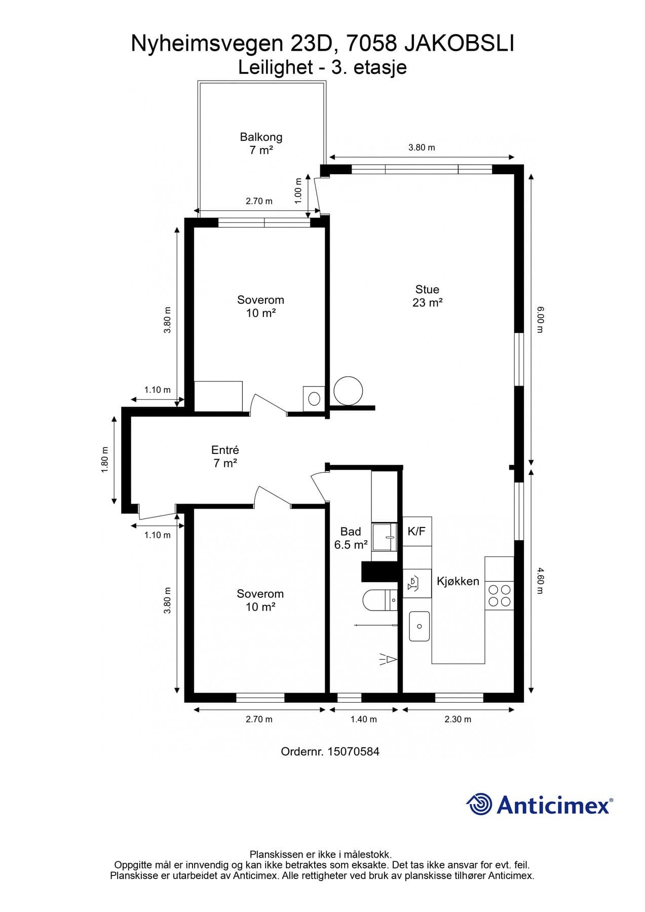 Nyheimsvegen 23D, 7058 Charlottenlund - Bilde 3