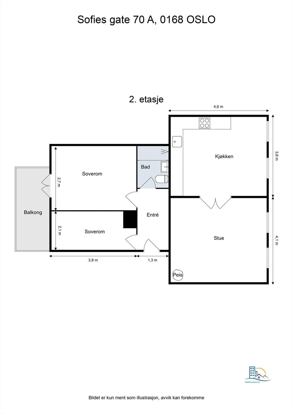 Sofies Gate 70A, 0168 Oslo - Bilde 3