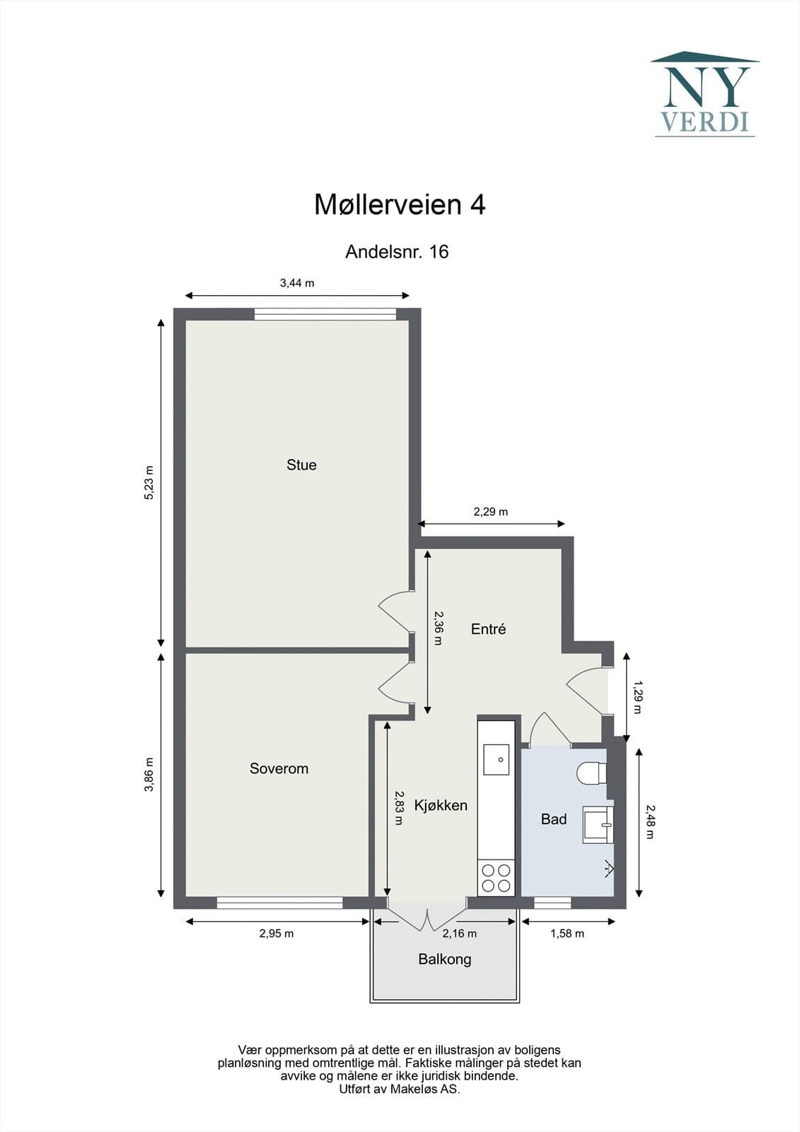 Møllerveien 4 - 404 Anr. 16, 0182 Oslo - Bilde 3