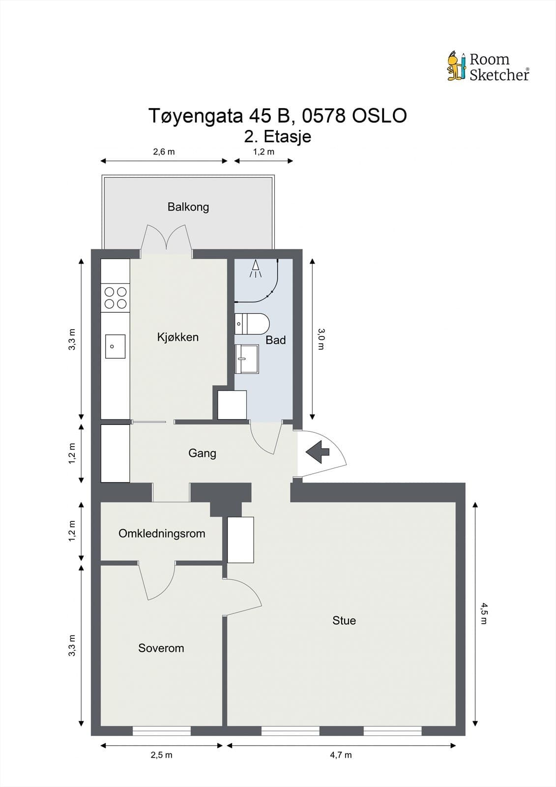 Tøyengata 45B, 0578 Oslo - Bilde 3