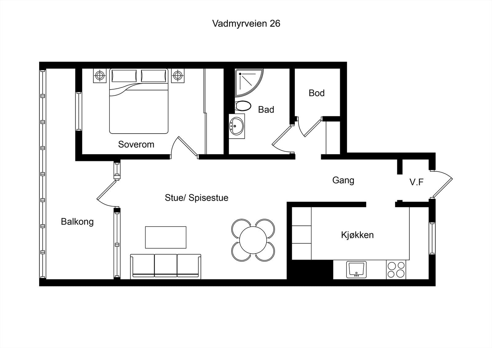 Vadmyrveien 26, 5172 Loddefjord - Bilde 3