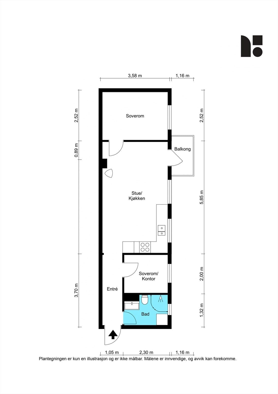 Hegdehaugsveien 8B, 0167 Oslo - Bilde 2