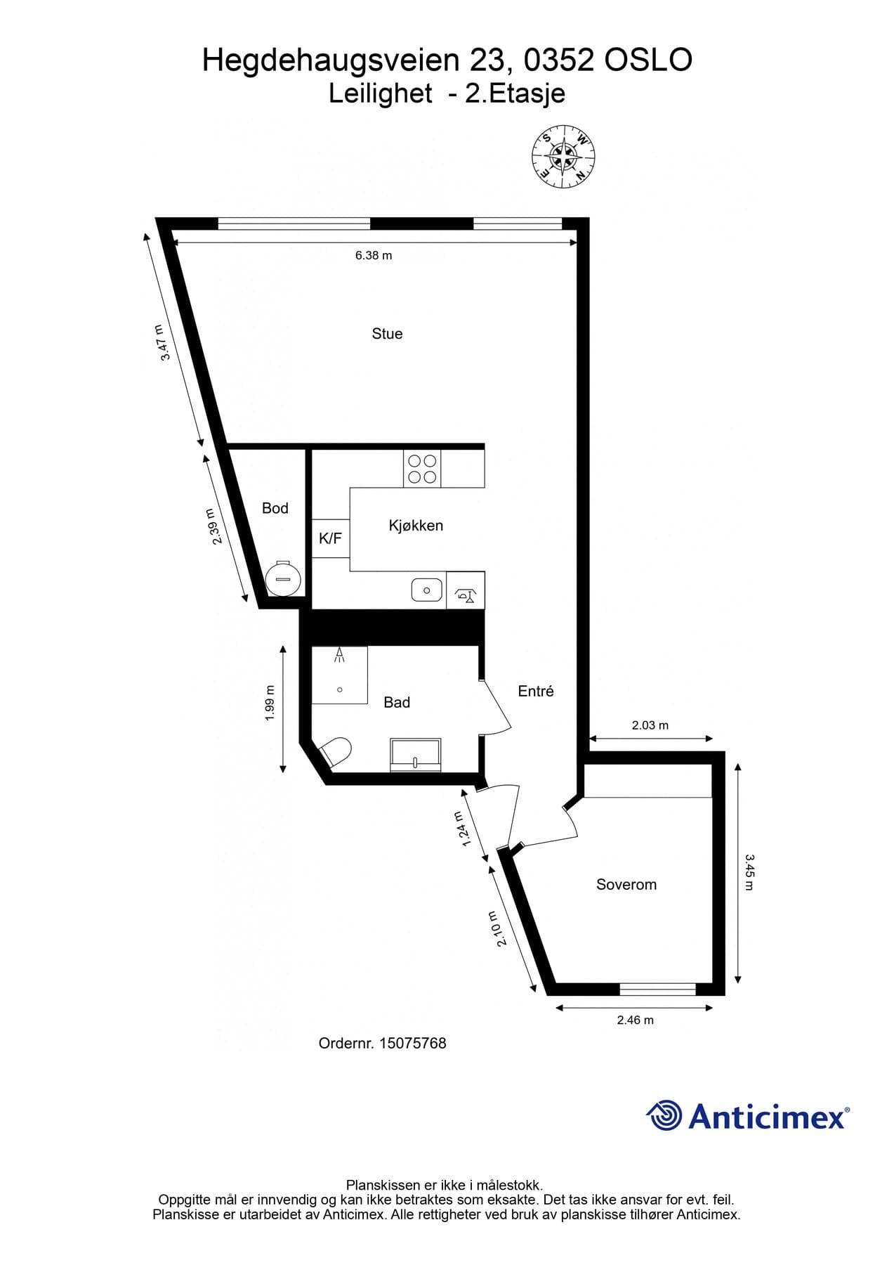 Hegdehaugsveien 23, 0352 Oslo - Bilde 3