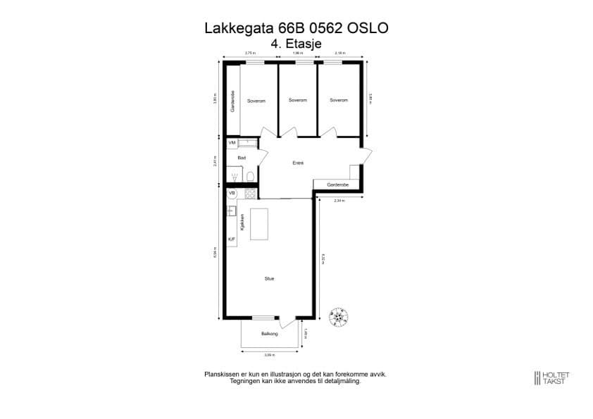 Lakkegata 66B, 0562 Oslo - Bilde 3