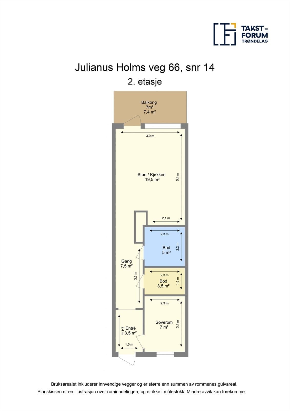 Julianus Holms Veg 66, 7041 Trondheim - Bilde 2