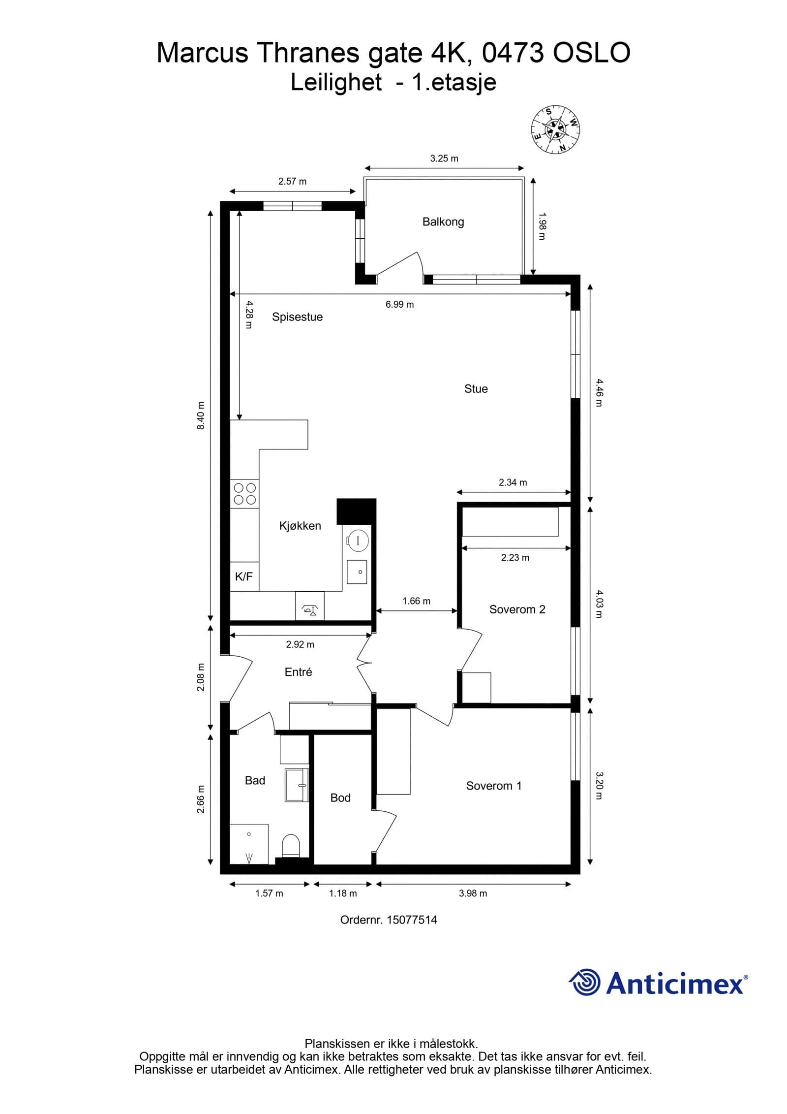 Marcus Thranes Gate 4K, 0473 Oslo - Bilde 2