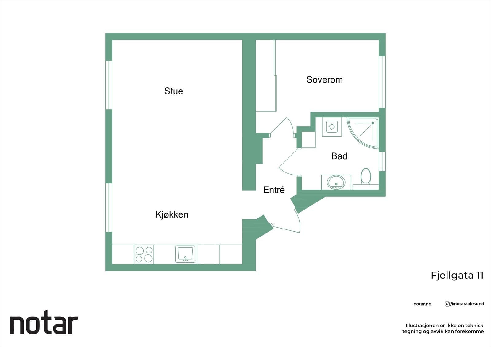Fjellgata 11, 6003 Ålesund - Bilde 2