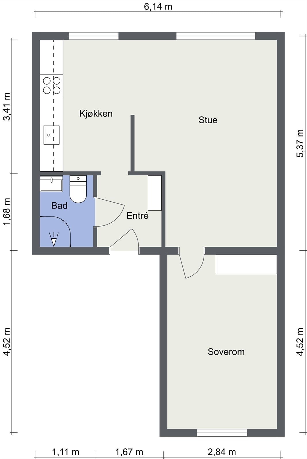 Sveriges Gate 11B, 0658 Oslo - Bilde 2