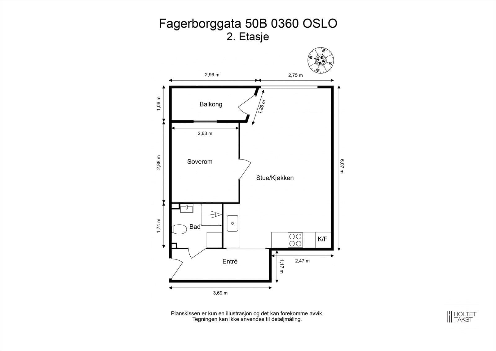 Fagerborggata 50B, 0360 Oslo - Bilde 3