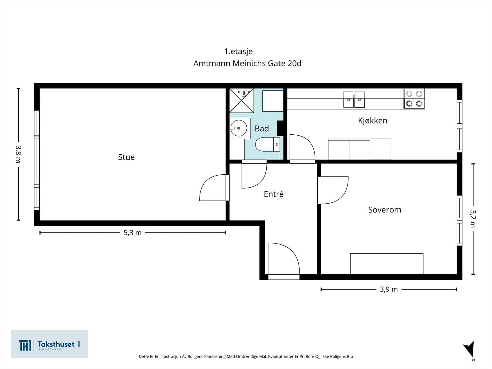 Amtmann Meinichs Gate 20D, 0482 Oslo - Bilde 3