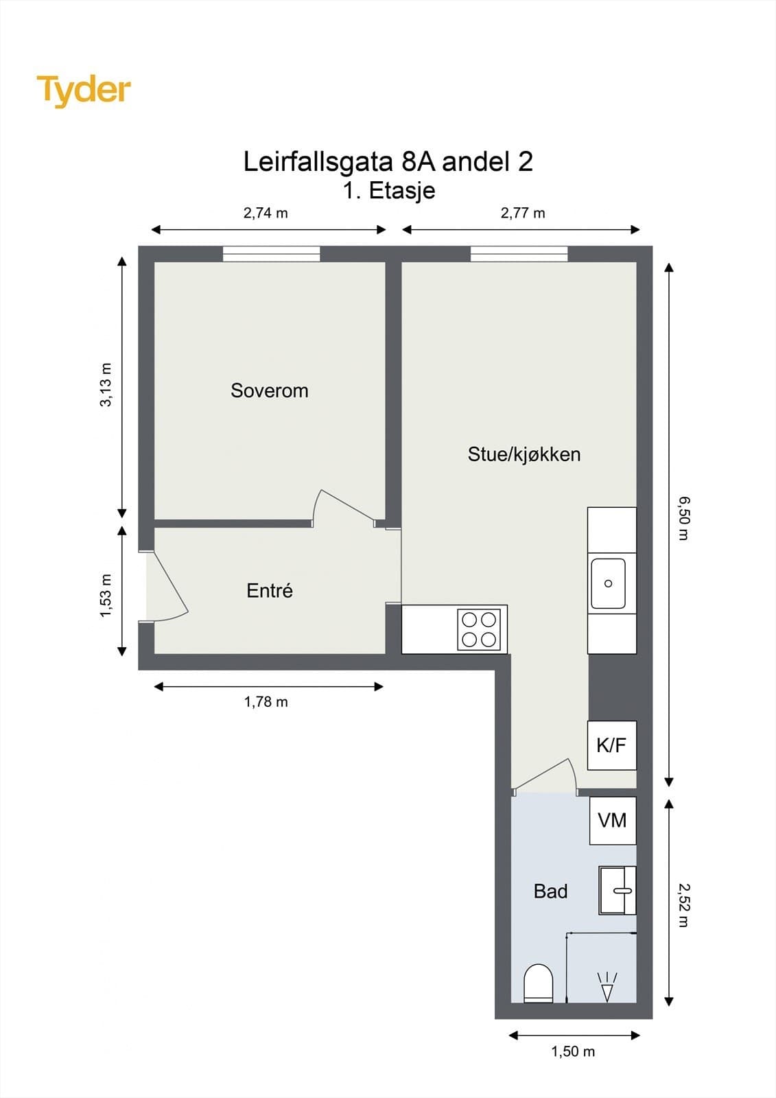 Leirfallsgata 8A, 0550 Oslo - Bilde 2