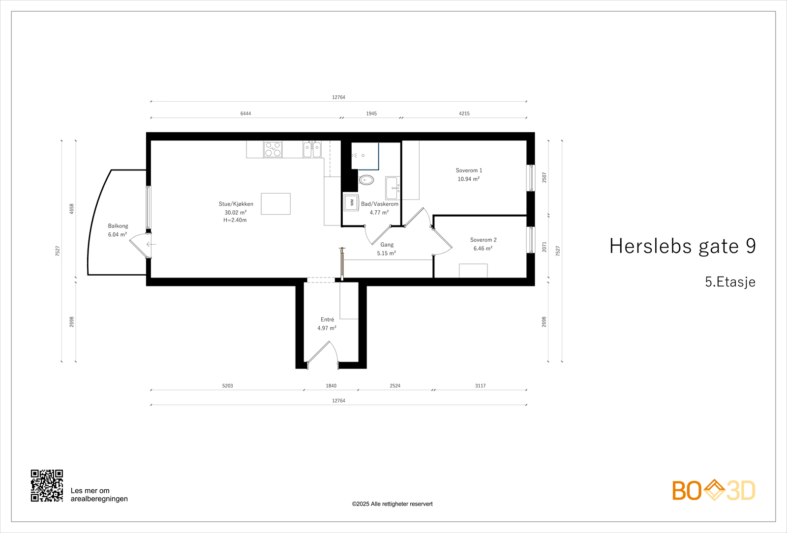 Herslebs Gate 9, 0561 Oslo - Bilde 3