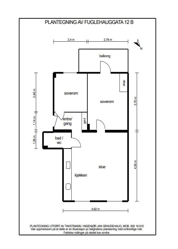 Fuglehauggata 12B, 0260 Oslo - Bilde 3