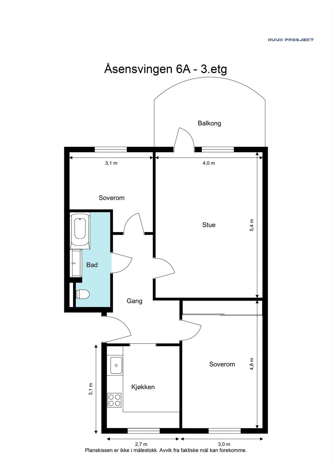 Åsensvingen 6A, 0488 Oslo - Bilde 3
