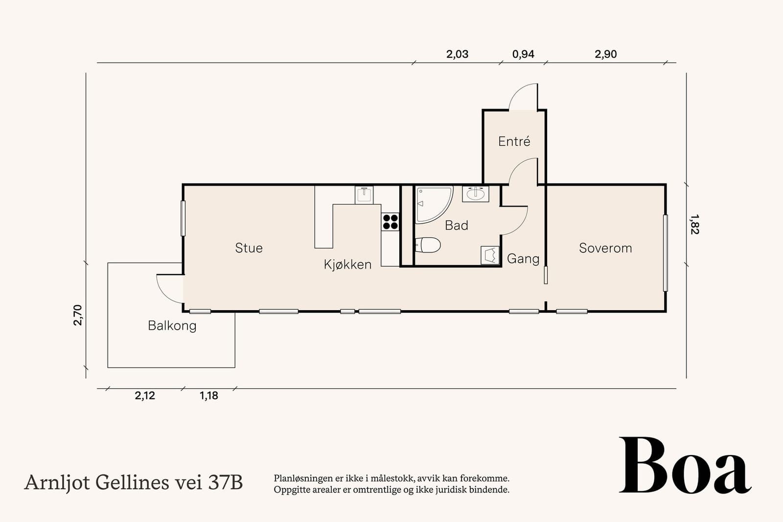Arnljot Gellines Vei 37B, 0657 Oslo - Bilde 3