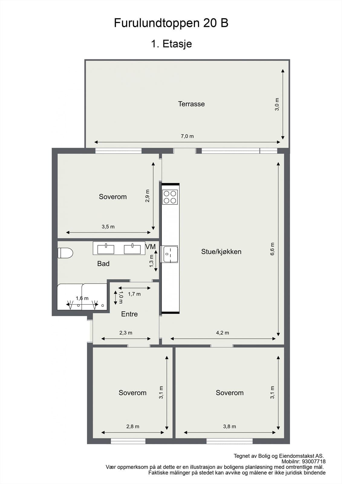 Furulundtoppen 20B, 0282 Oslo - Bilde 3