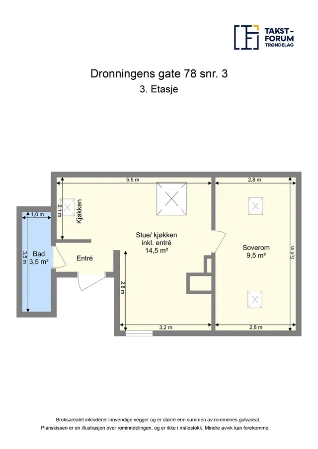 Dronningens Gate 78, 7012 Trondheim - Bilde 3