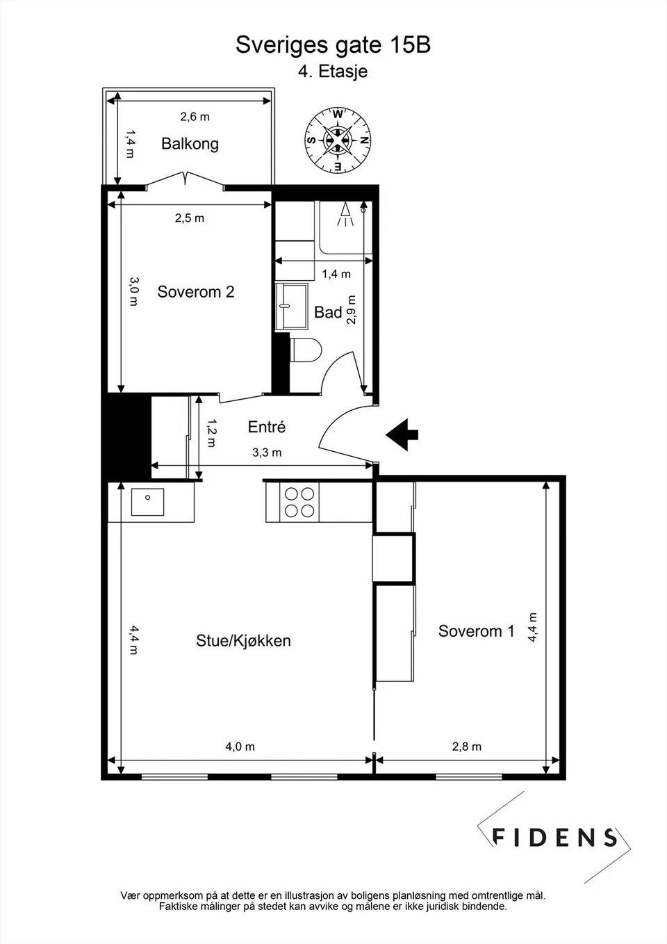 Sveriges Gate 15B, 0658 Oslo - Bilde 3