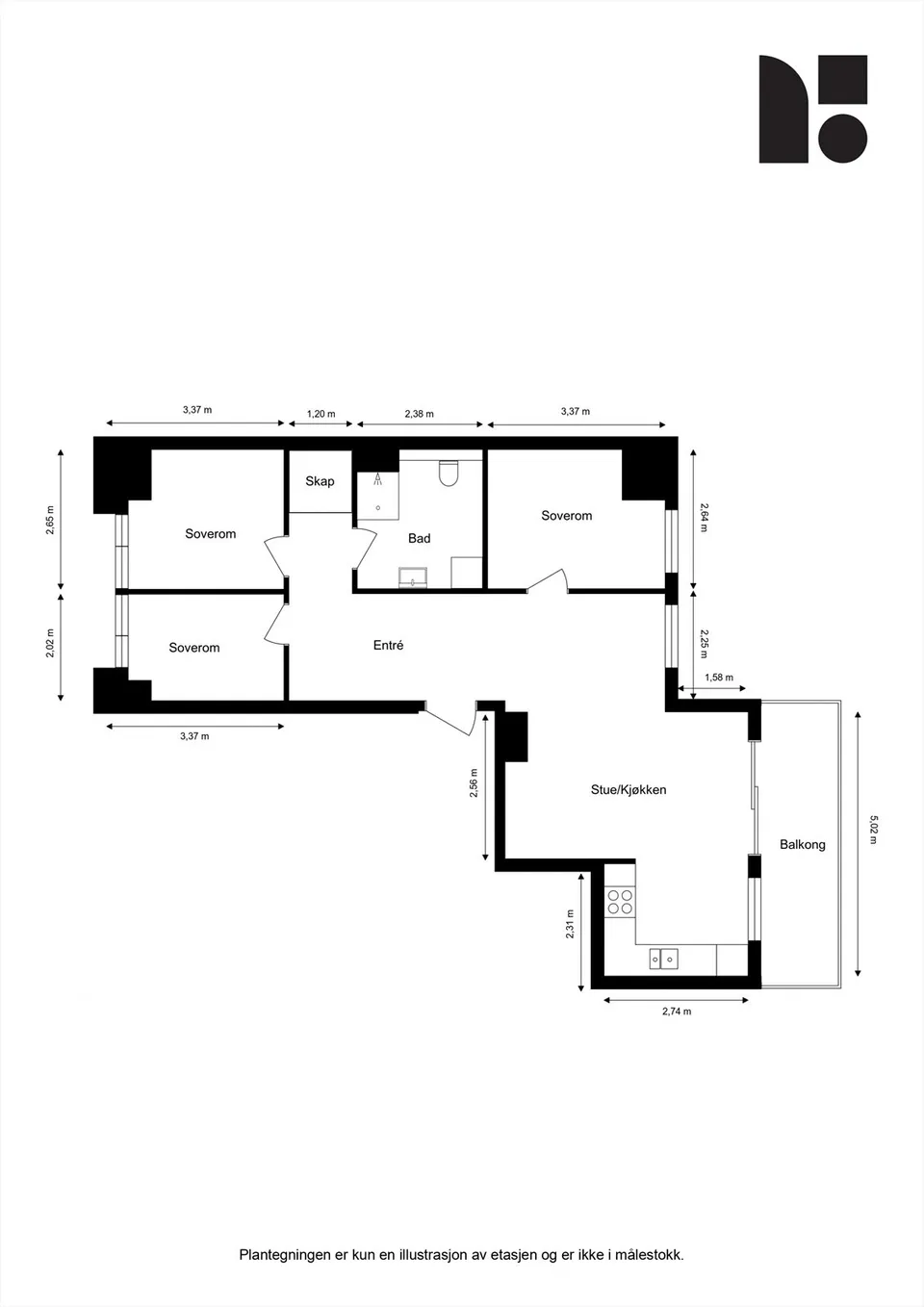 Trondheimsveien 6A, 0560 Oslo - Bilde 2