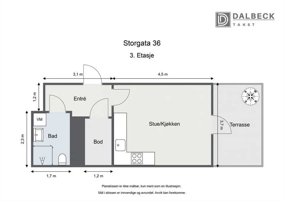 Storgata 36, 2000 Lillestrøm - Bilde 3