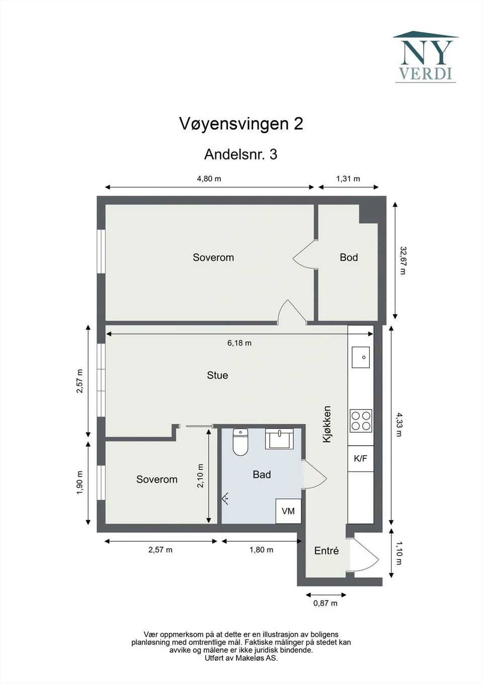 Vøyensvingen 2, 0458 Oslo - Bilde 2