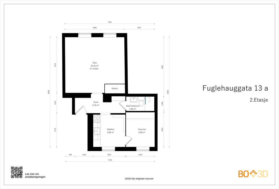 Fuglehauggata 13A, 0260 Oslo - Bilde 3