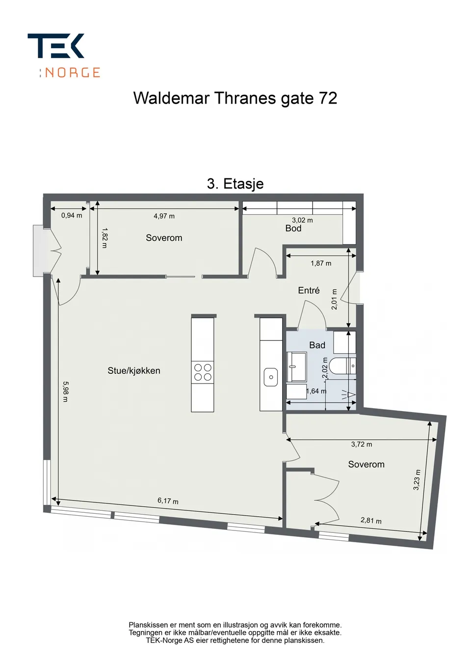 Waldemar Thranes Gate 72, 0175 Oslo - Bilde 3