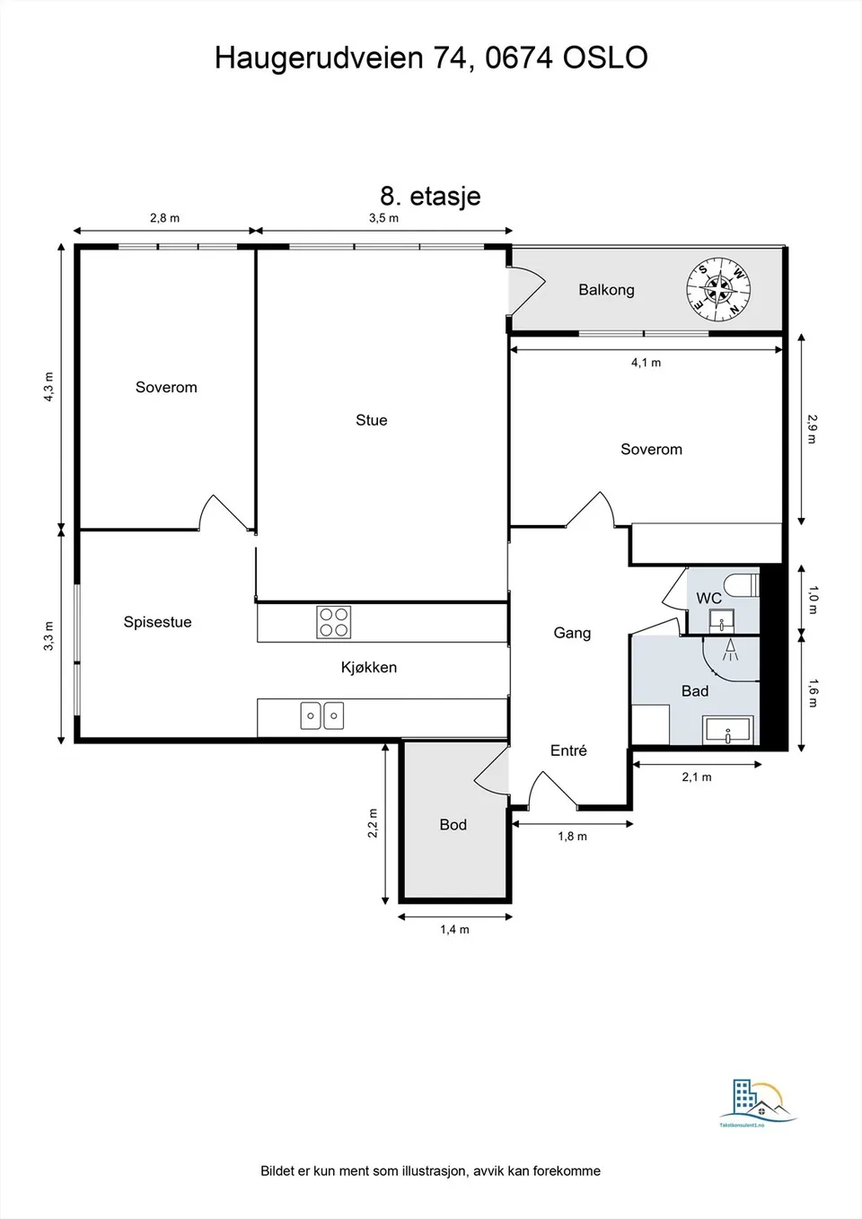 Haugerudveien 74, 0674 Oslo - Bilde 3