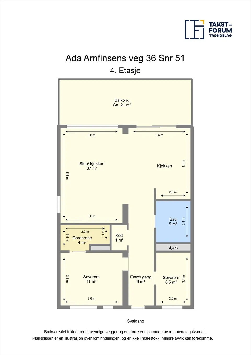 Ada Arnfinsens Veg 36, 7036 Trondheim - Bilde 2