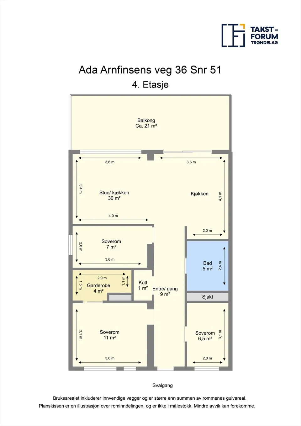 Ada Arnfinsens Veg 36, 7036 Trondheim - Bilde 3