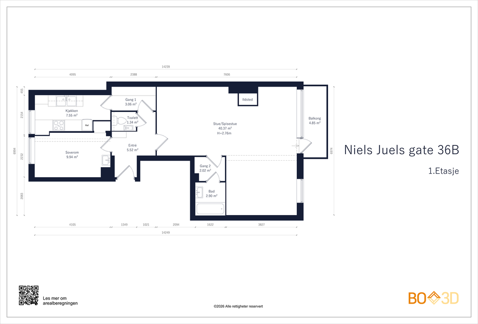 Niels Juels Gate 36B, 0272 Oslo - Bilde 3