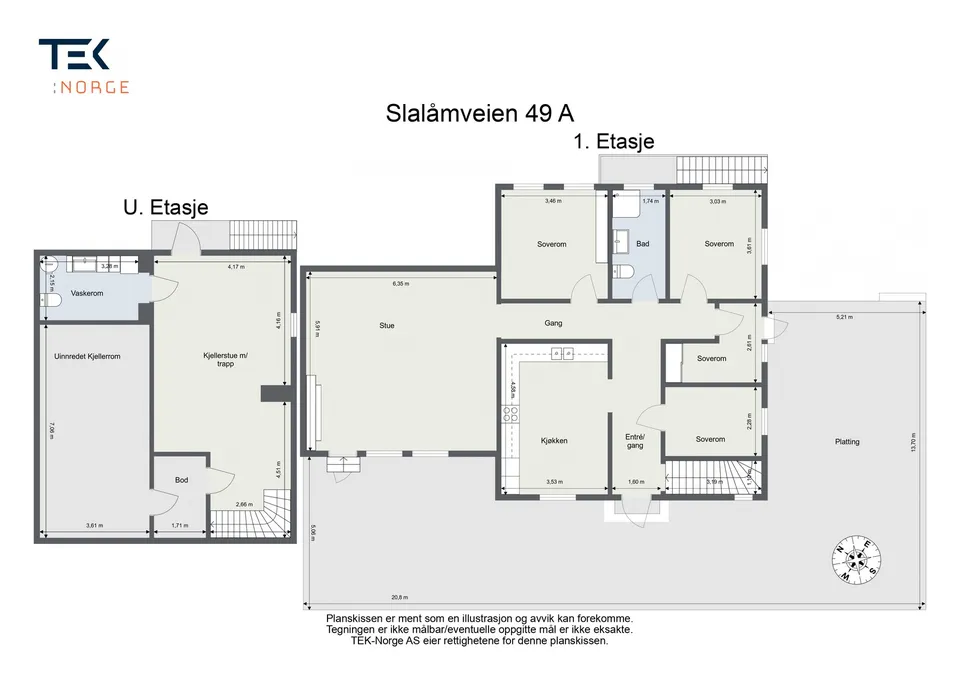 Slalåmveien 49A, 1350 Lommedalen - Bilde 1